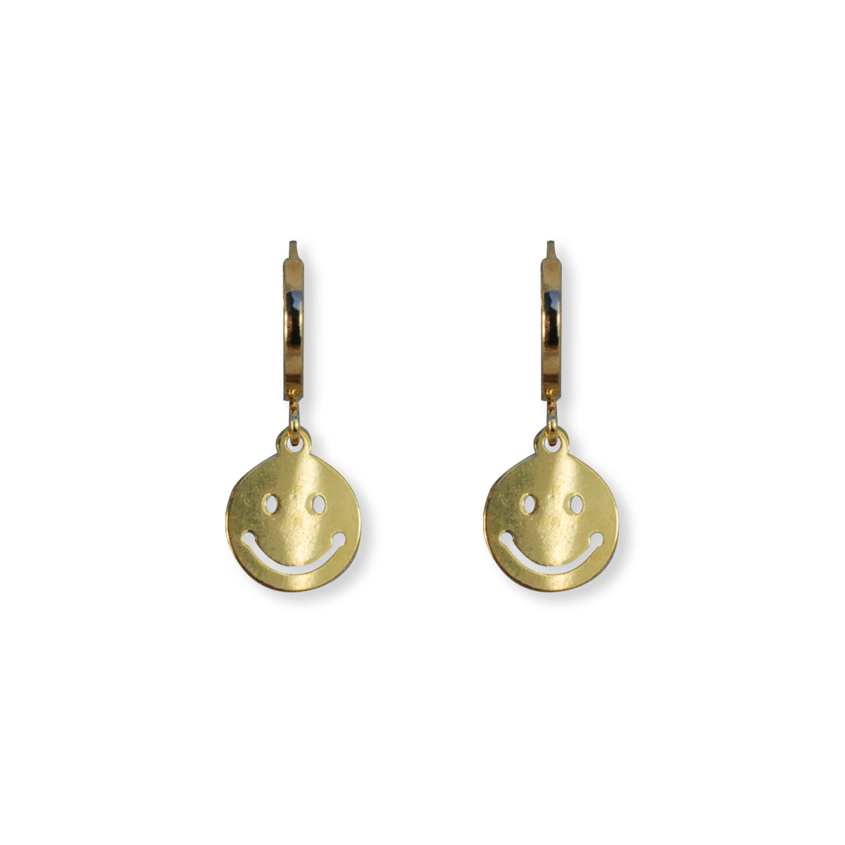 Ella Oorbellen, goldplated met charm