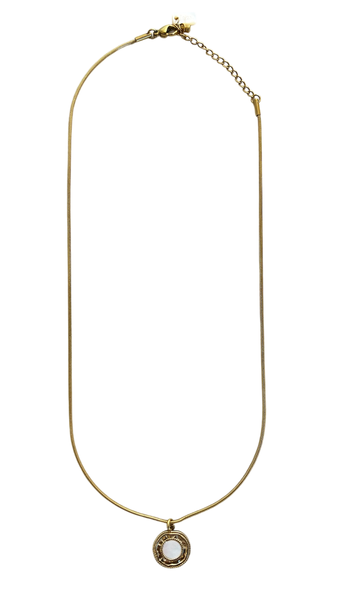 Ella ketting met parelmoer hanger
