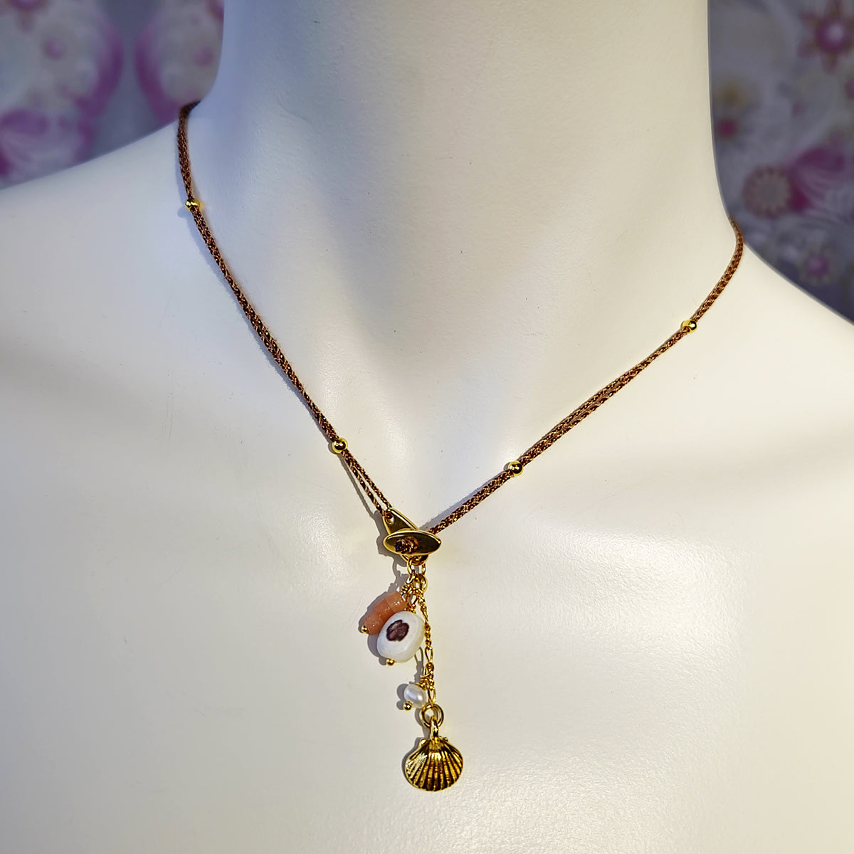 Nona subtiele halsketting met kleine charms