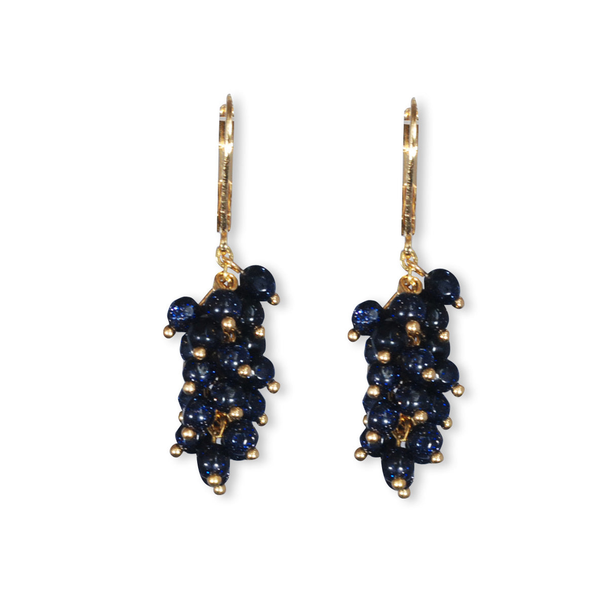Nona earrings with semi-precious stones