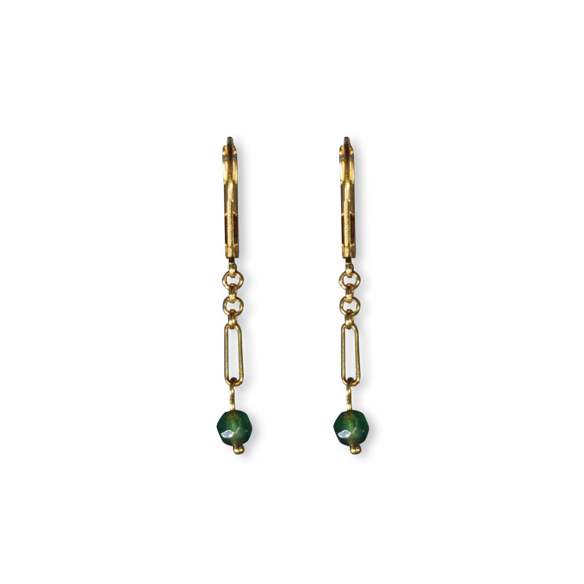 Nona earrings with semi-precious stones