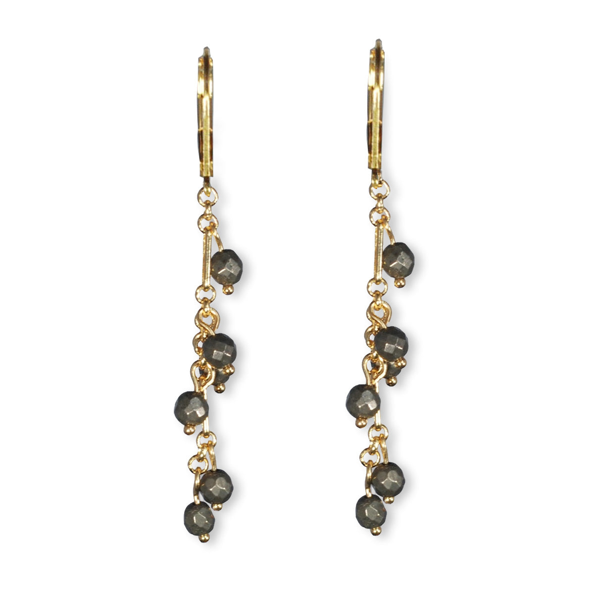 Vida oorbellen met semi-precious stones