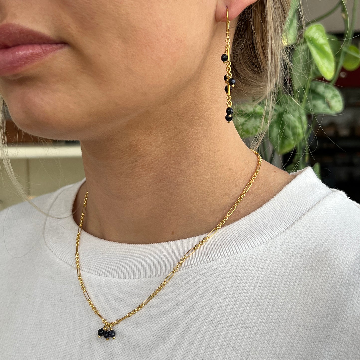 Vida ketting met semi-precious stones