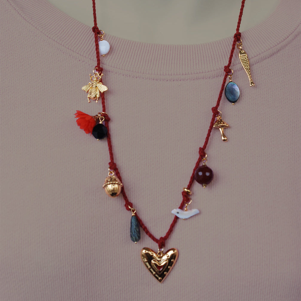 Charm ketting one of a kind