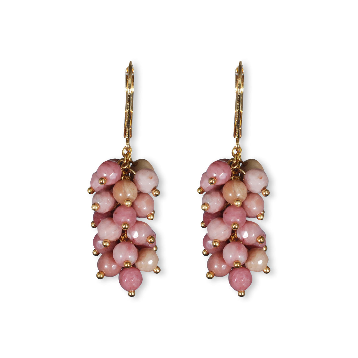 Nona earrings with semi-precious stones