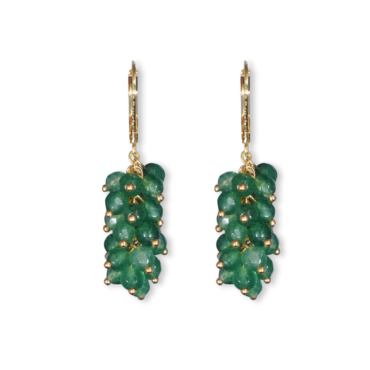 Nona earrings with semi-precious stones