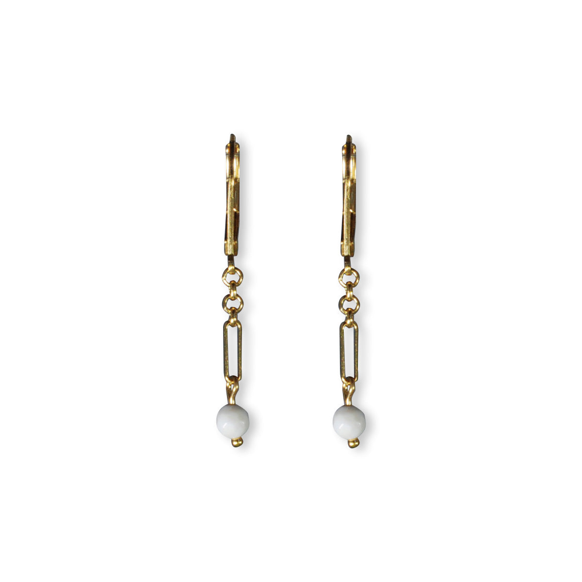 Nona Ohrringe mit Halbedelsteinen