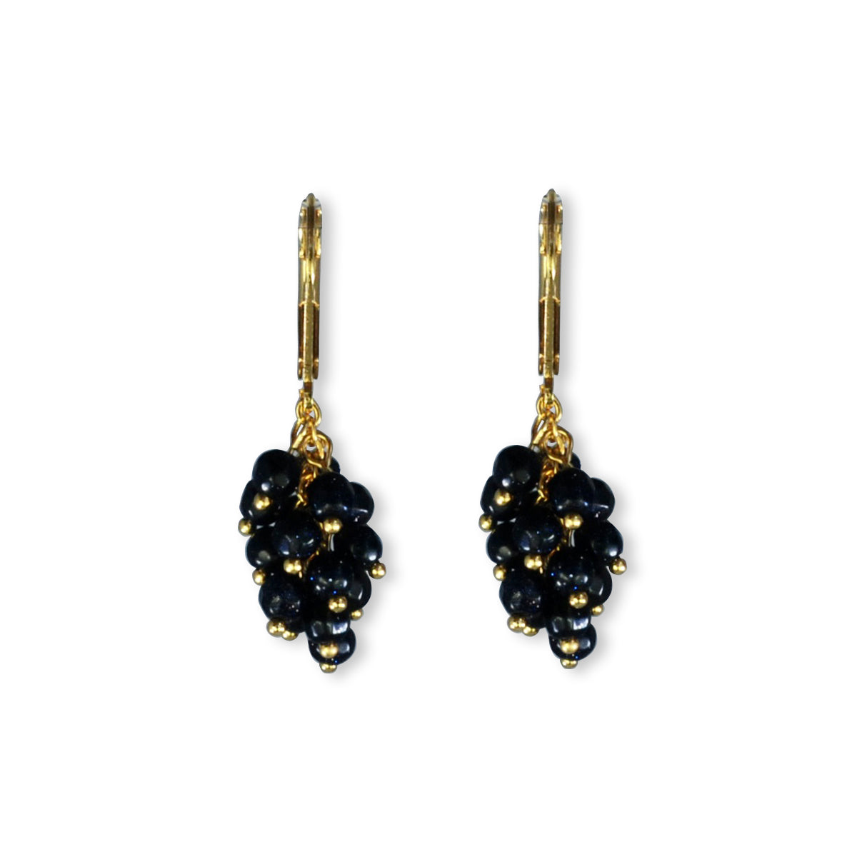 Nona earrings with semi-precious stones