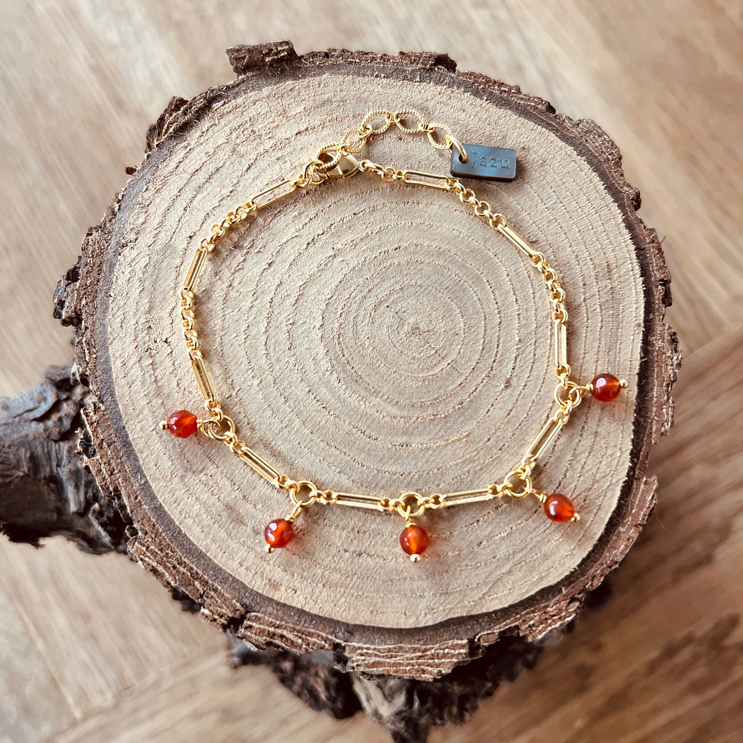 Nona earrings with semi-precious stones